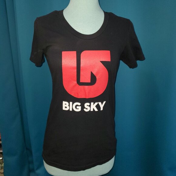 Big Sky Montana snow park Soft & Stretchy tee - M - Picture 1 of 6